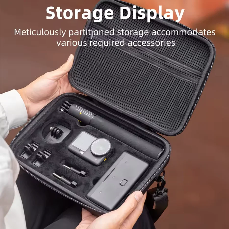 Storage Bag for DJI Osmo Action 6 Hard Portable Carrying Case Anti-Scratch Protective Case for Action6 Protector Accessories