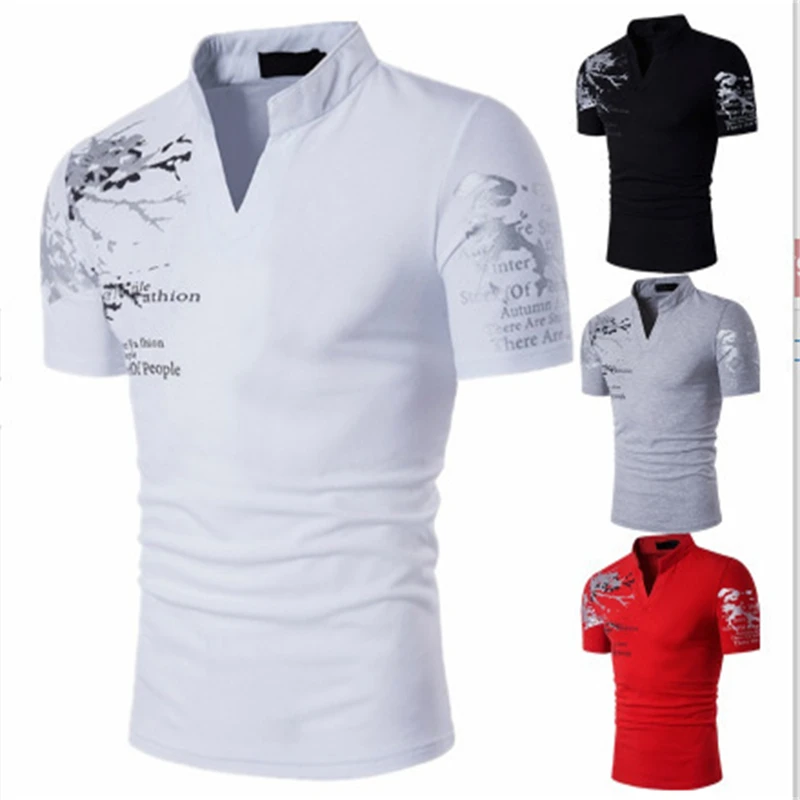 

New Summer Casual Polo Shirt Men Short Sleeve Business Shirt Fashion Design Tops Tees Dress Polo Shirt for Men