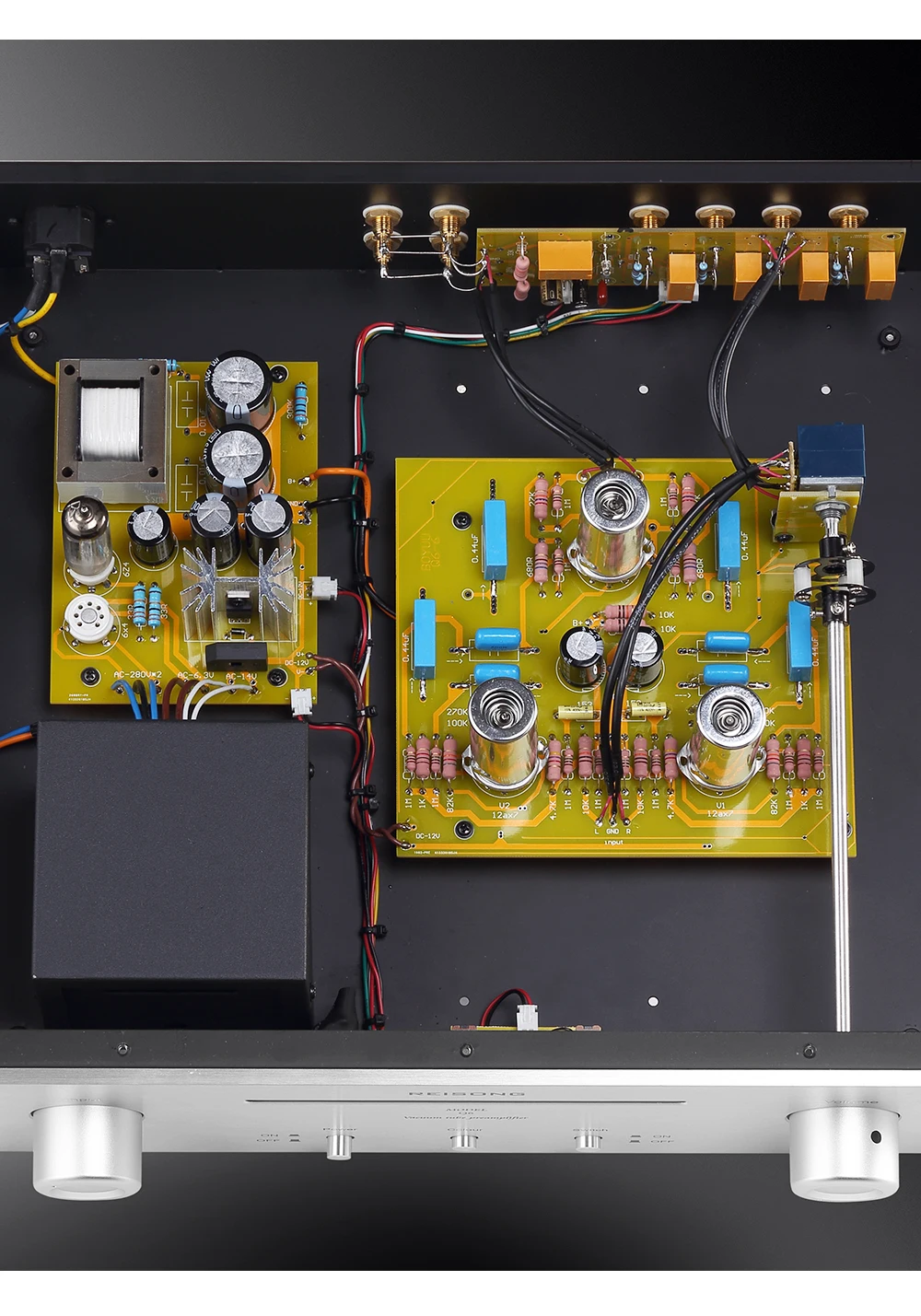 REISONG Q6 preamplificador de tubo M7 circuito HiEnd mejorado 12AX7 amplificador de tubo sistema de audio HIFI doméstico de alta fidelidad