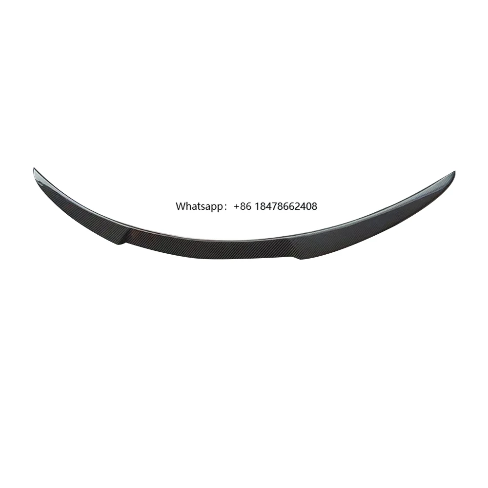 

Sport Style Carbon Fiber Rear Roof Spoiler Top Wing for Model Y 2021 and Up Tail Trunk Lip Spoiler