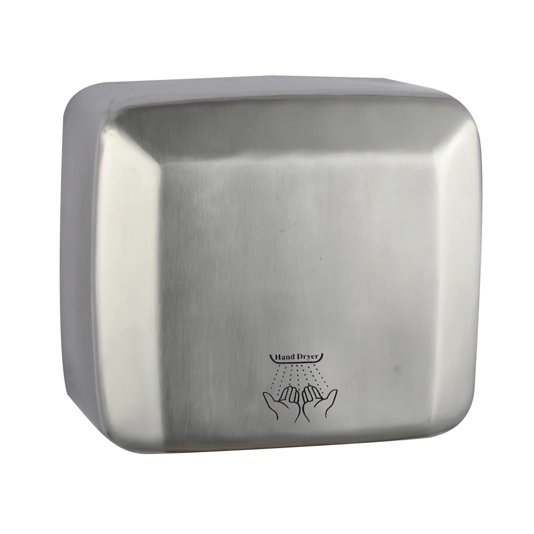 2300W Stainless Steel 304 high speed Sensor Automatic Wall Mounted hand dryer for hotel