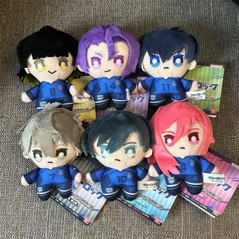 10cm BLUE LOCK Cosplay Nagi Seishiro Isagi Yoichi Rin Itoshi Sae Mikage Reo Pendant Chigiri Bachira Meguru Plush Bag Keychain