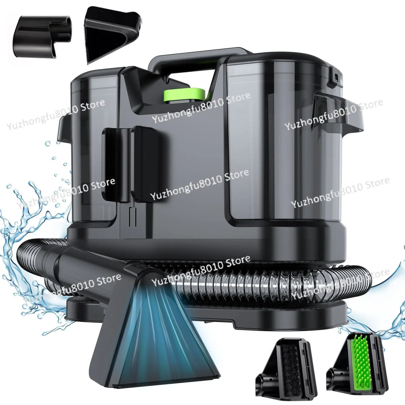 2 in 1 with Dual Water Tank Dust Colle 500W Carpet Cleaner Upholstery Multi-function Vacuum Cleaner Dust Collection and Cleaning