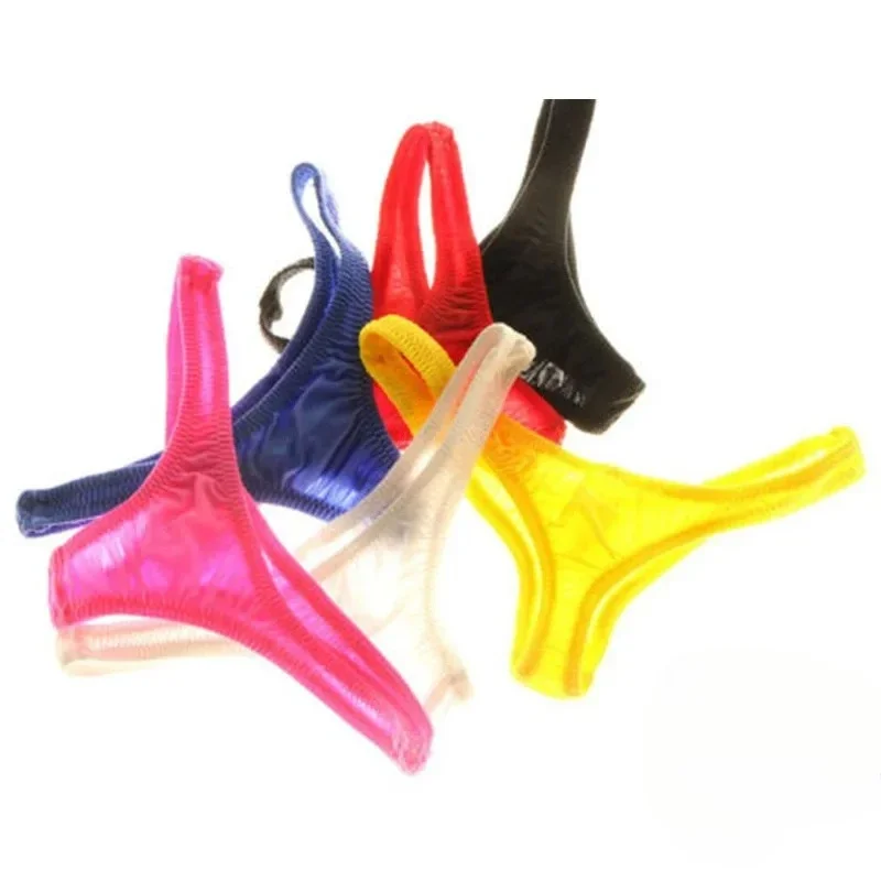 Men Briefs Underwear, Thin Nylon Seamless Mini Triangle Panties, Breathable Lightweight Male Underpants