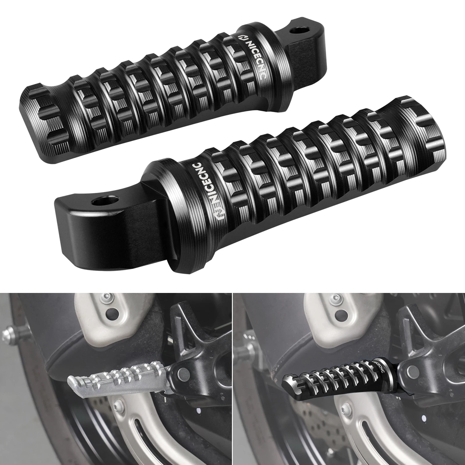 

For 2019-2020 Yamaha Tracer 900 GT Niken GT Motorcycle Passenger Footrests for Yamaha Tenere 700/Rally Edition 2019 2020-2022