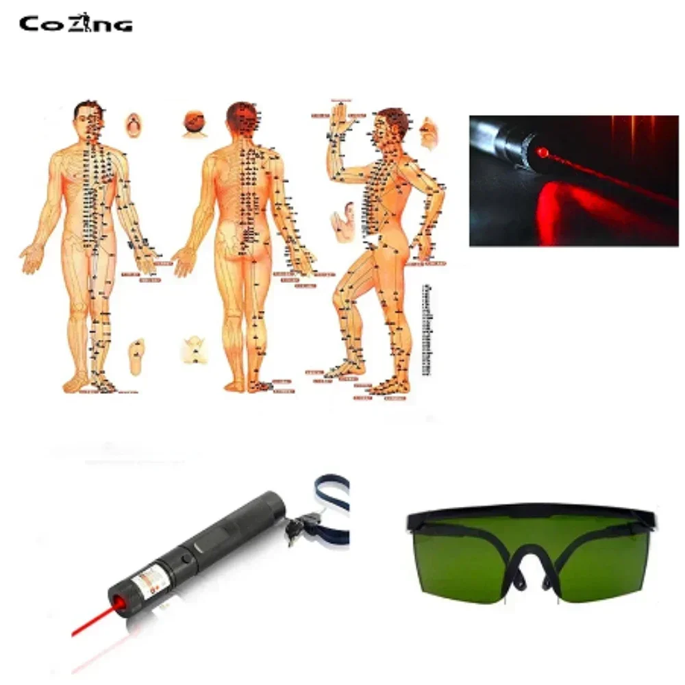 Physiotherapy Red Laser Acupuncture Pen For Pain Relief Home Use