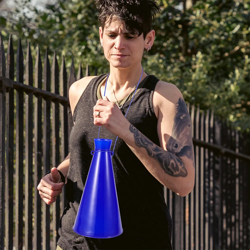 4Pcs 파티 응원 메가폰 플라스틱 소음 발생기 축구 경기 스포츠 파티 생일 축하 팬 액세서리에 적합