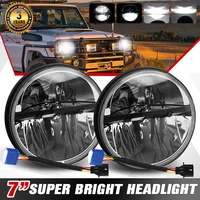Faro LED Redondo UNISHINE 7 Pulgadas para Moto y Coche 12V/24V