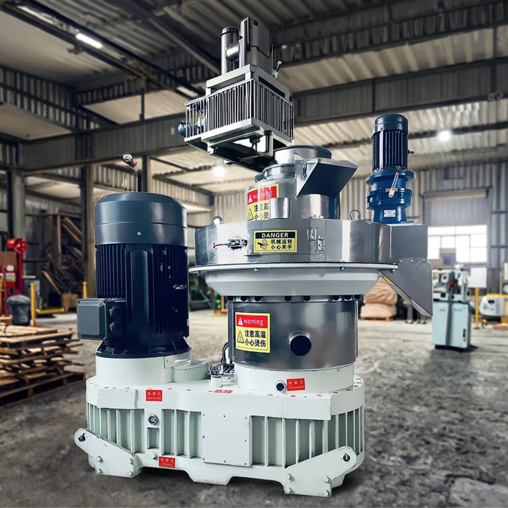 Wood Pellet Mills with Motor Alfalfa Rice Husk Straw Sawdust Bagasse Granulator New Title Hot Sale Biomass Pellet Machine 220V