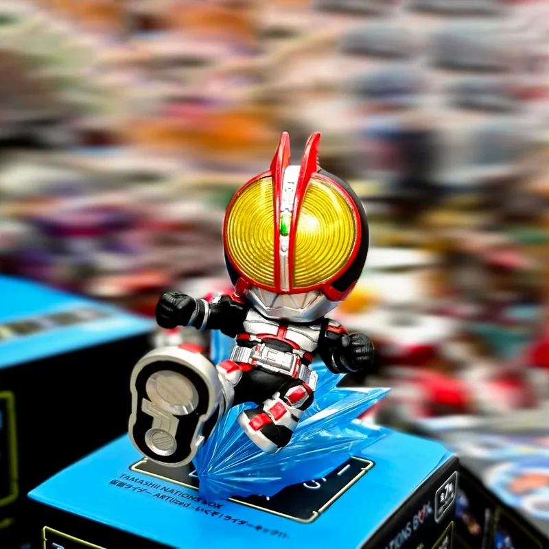 Kamen Rider Bandai Tamashii Box Q Blind Box Model Spot Ornament Figure Toys Anime Action Collection Decorative  Birthday Gift