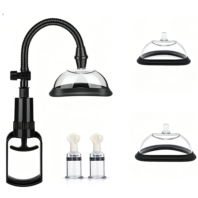 Adult Manual Vagina Pump Female Breast Massager Pussy Pump Breast Sucking Massager Vaginal Clitoral Suction Cup Women Sex Toys
