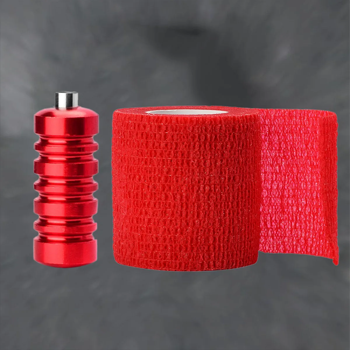 

Aluminum Alloy Tattoo Machine Grip Tube With Anti-Slip Bandage For Body Art Shader Liner Lightweight Adjustable