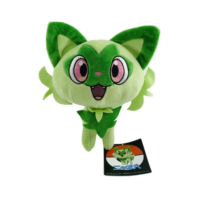 

Pokemon 25 см Sprigatito плюшевые игрушки плюшевые игрушки куклы мягкие игрушки Peluche игрушки хобби Рождественский подарок