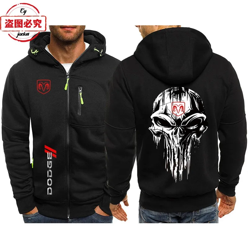 Dodge car logo jacket racing suit long-sleeved men's spring and autumn top hoodie hoodie casual group suit