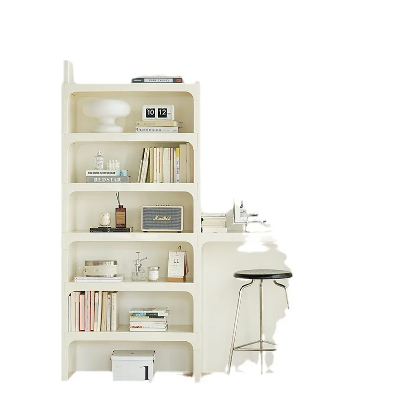 

Современный и простой, средневековый шкаф для хранения книжной полки, съемный настольный шкаф, многослойный комбинированный шкаф