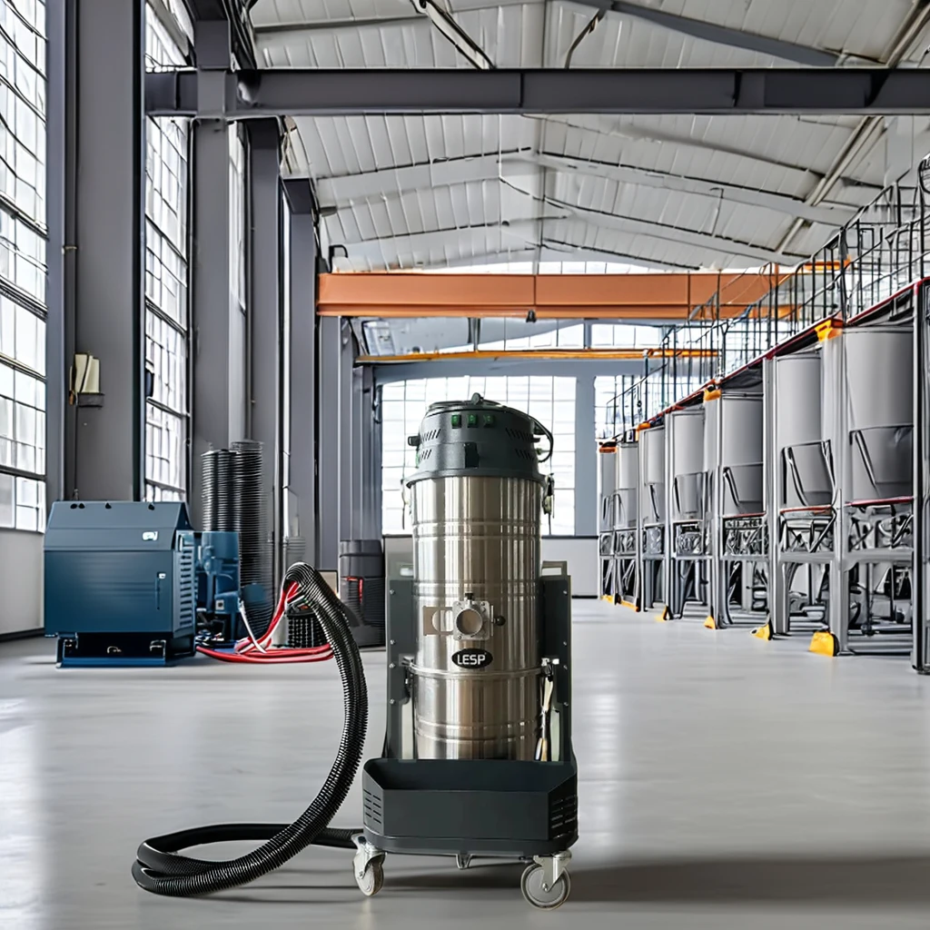 Dual-Use Industrial Vacuum Cleaner Wet Dry Cleaning High Suction Deep Cleaning 220V Electric Motor Construction Vapor Cleaning