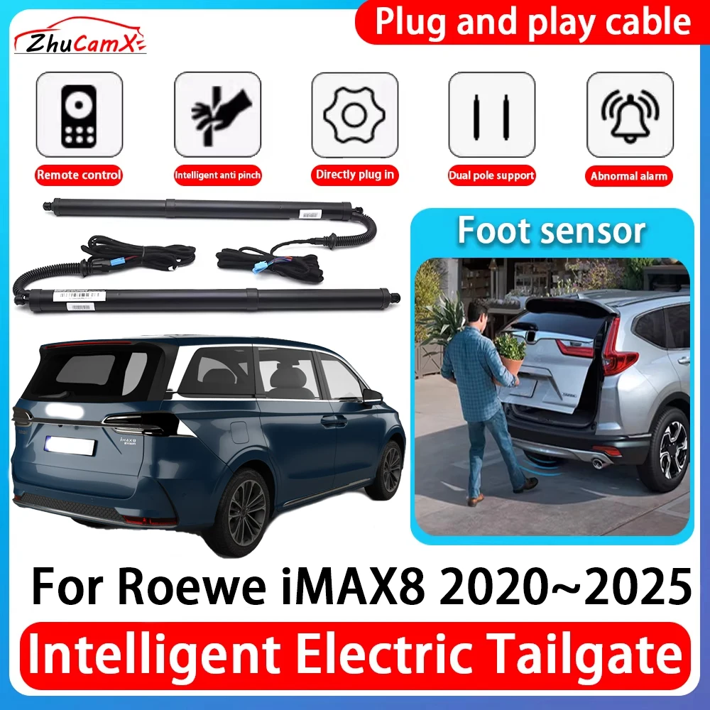 

ZhuCamX Car Power Trunk Electric Suction Tailgate Intelligent Tail Gate Lift Strut For Roewe iMAX8 2020~2025