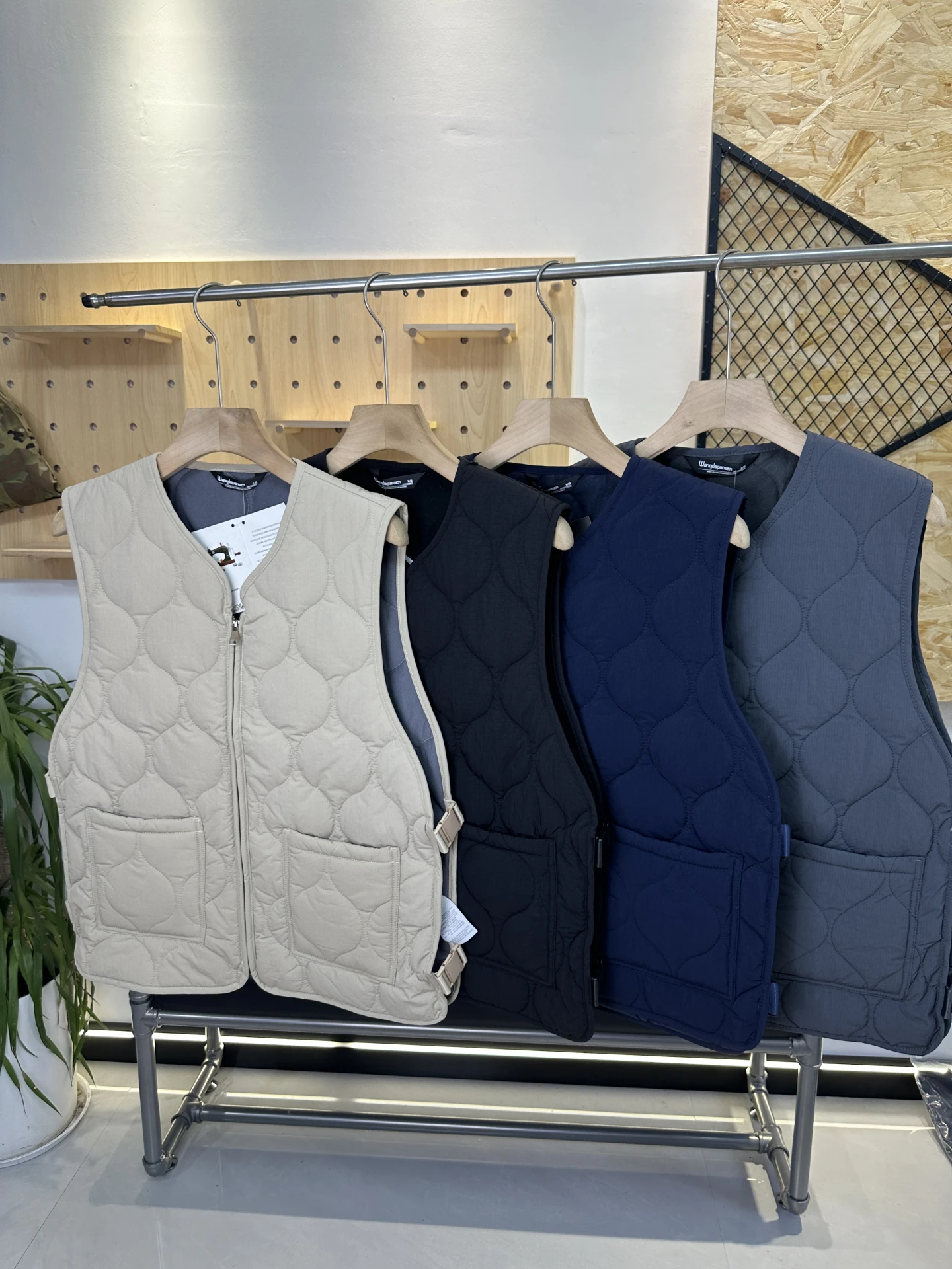 

Trendy Cotton Vest Lightweight Warm Outdoor Windproof Water-resistant Casual ex Autumn Winter Faion Street Sle