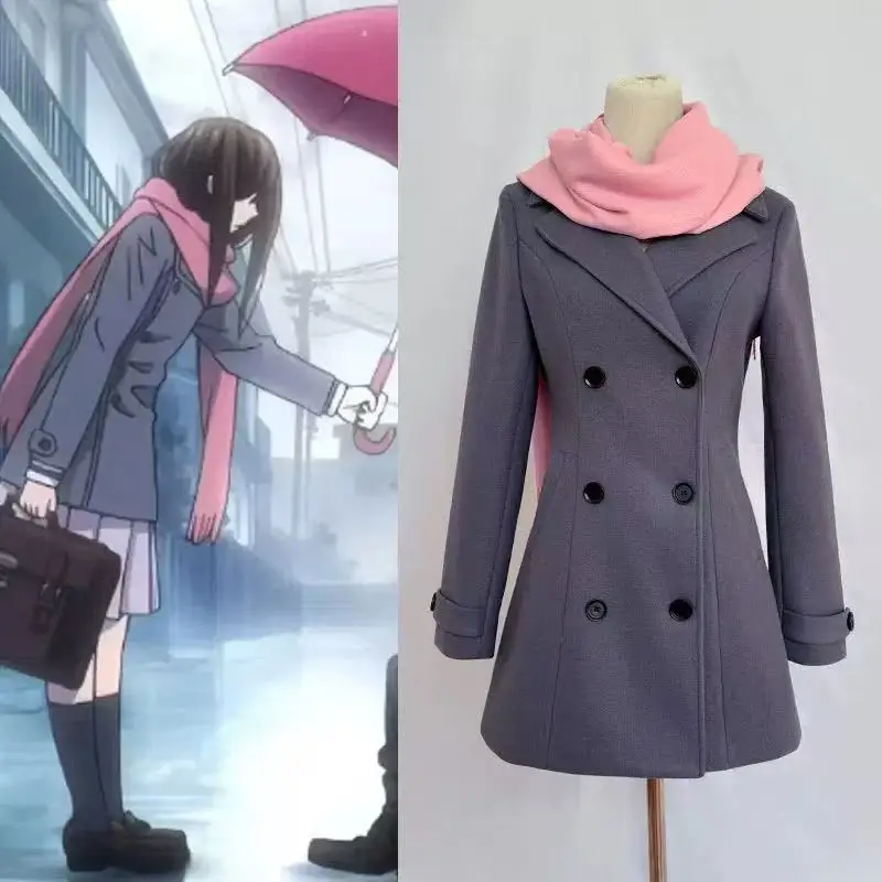 

Yato Cosplay Costume Hiyori Iki Winter Wool Coat Cosplay Anime Set Suitable for Halloween and Christmas Use
