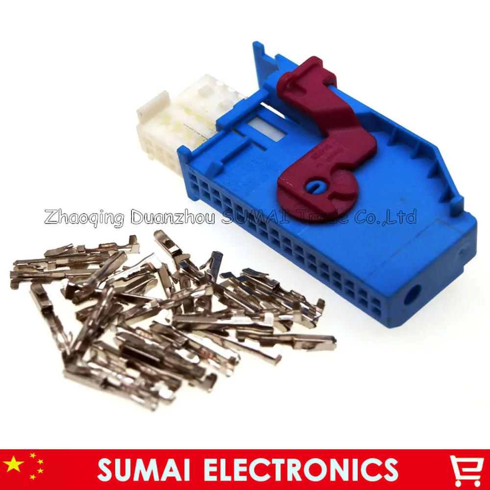 32 Pin/way 1J0 972 977 D  Instrument plug, B5 plug,Auto modified computer terminal connector for Tyco for VW Audi BMW etc.