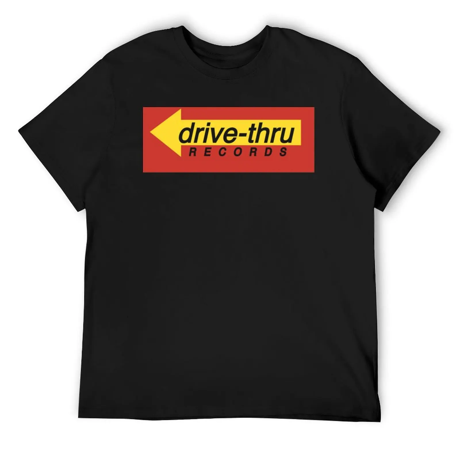 

Drive-Thru Records Logo T-Shirt basketball graphic tees plus size clothes oversized aesthetic clothes oversized t shirt men