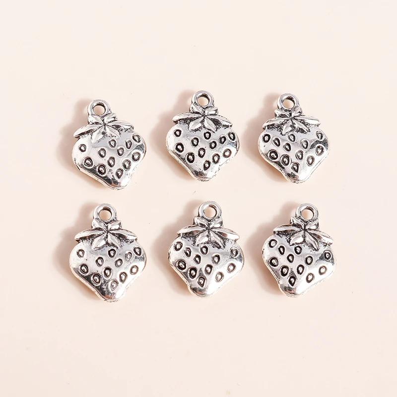 20 Stück niedliche Anhänger aus Legierung in Form von Pflanzen, Blumen, Bäumen und Blättern für die Schmuckherstellung, Ohrringe, Anhänger, Halsketten, Armbänder, DIY-Bastelzubehör – Detail 28