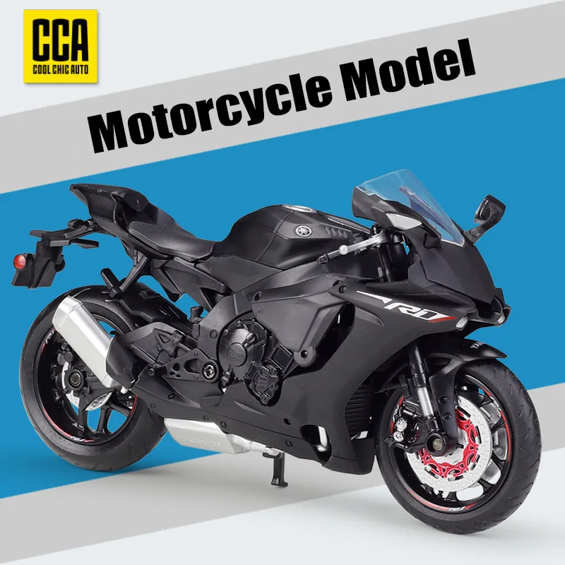 Modello di motocicletta in lega di lusso, decorazioni uniche per console centrale per auto, fantastici ornamenti per il desktop, divertenti accessori per auto