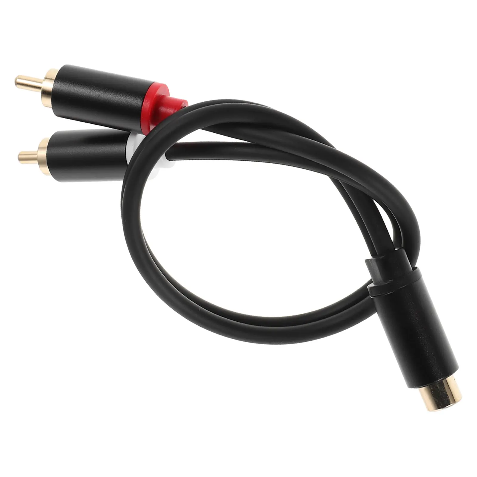 

0.3M Gold Plated Splitter Cable For Car Audio Stereo System Female To Dual Male Audio Video Adapter Car Stereo Modification