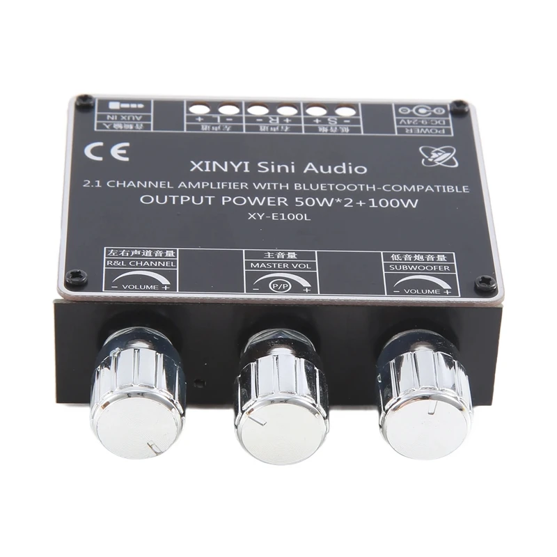 【Superdeals】XY-E100L 2.1 Channel For Bluetooth Audio Amplifier Module 50Wx2+100W High And Low Tone Subwoofer Amplifier Board Spe