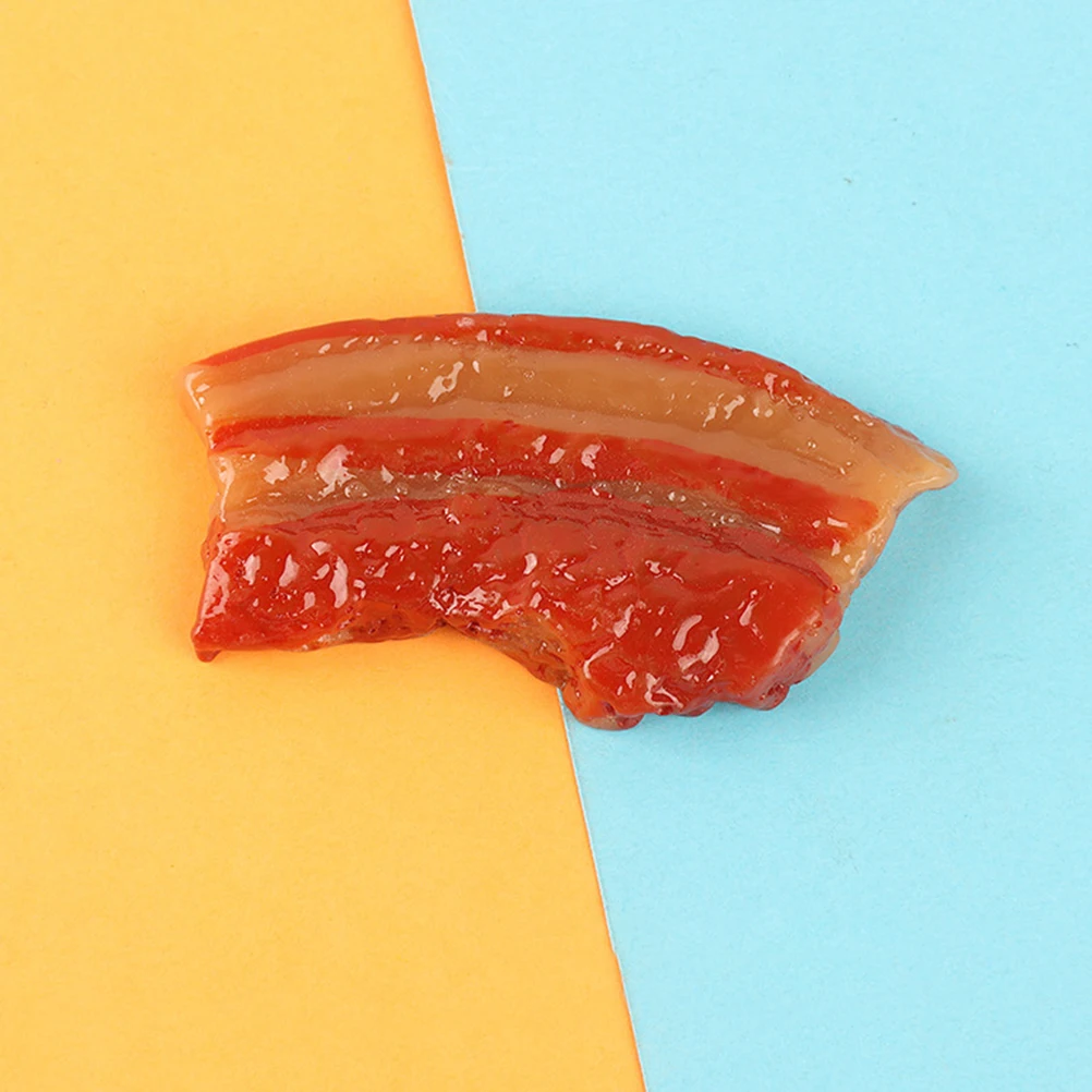 10 stks Simulatie Nep Vlees Decoratie Voor Keuken Restaurant Prop Party Foto Prop Levensechte Voedsel Kunstmatig Vlees