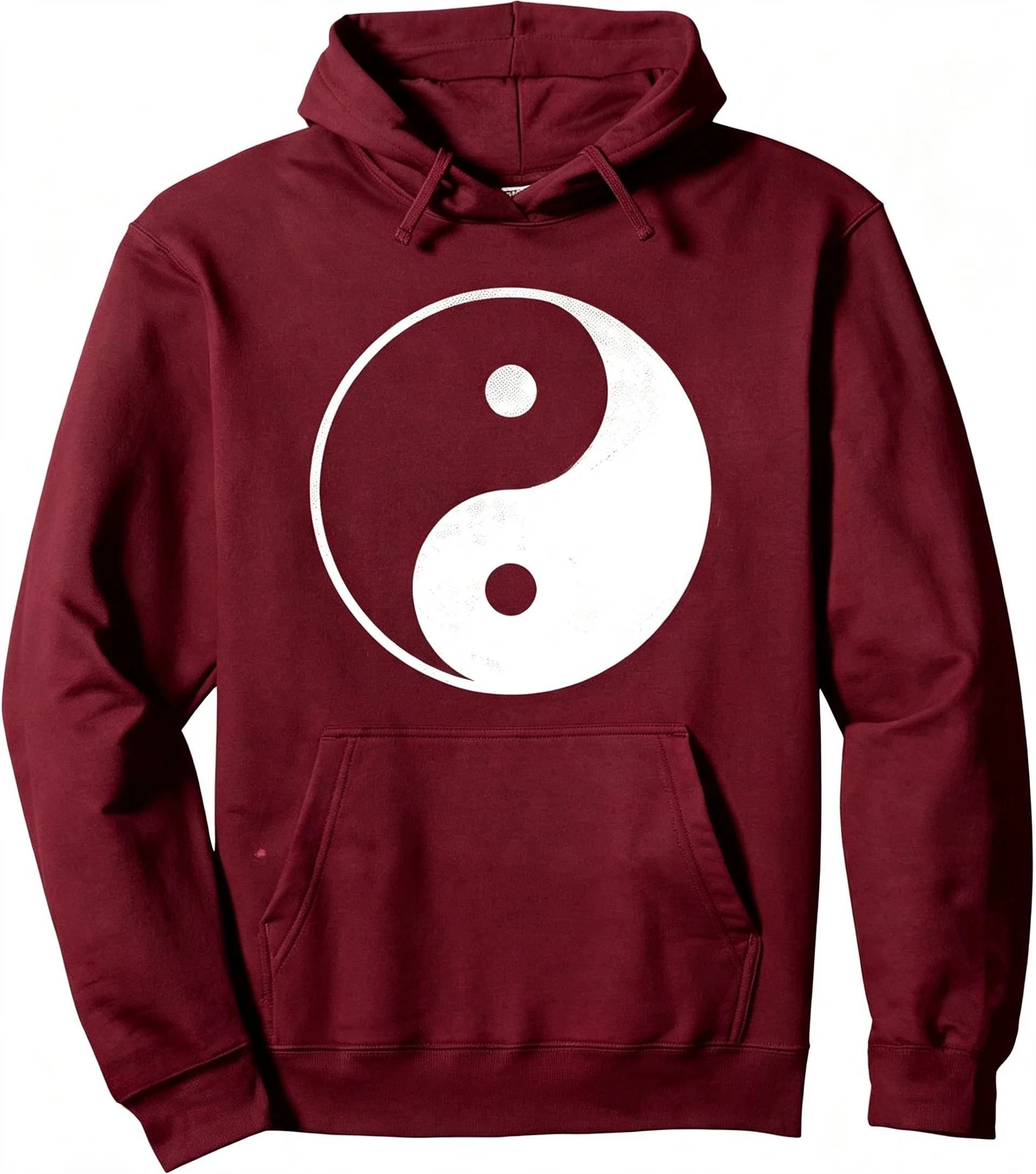 2026 Herbst Winter Yin Yang Spiritueller Distressed Pullover Hoodie, Yinyang-Design Lässiger Street-Sweatshirt für Männer und Frauen – Detail 7