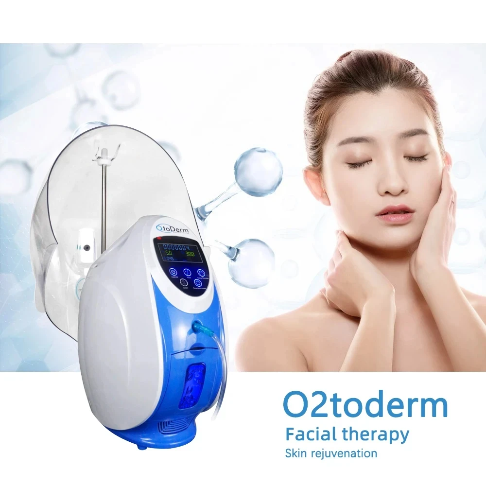 O2toderm Oxygen Therapy Facial Treatment Machine Portable Anti-Aging Rejuvenation Equipment New Products