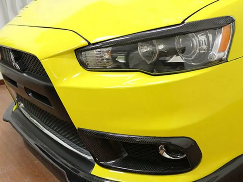 

Подходит для углеродного волокна Mitsubishi 2008-2017 Lancer ES GTS Evolution X 10, Jdm, фары, брови, веки