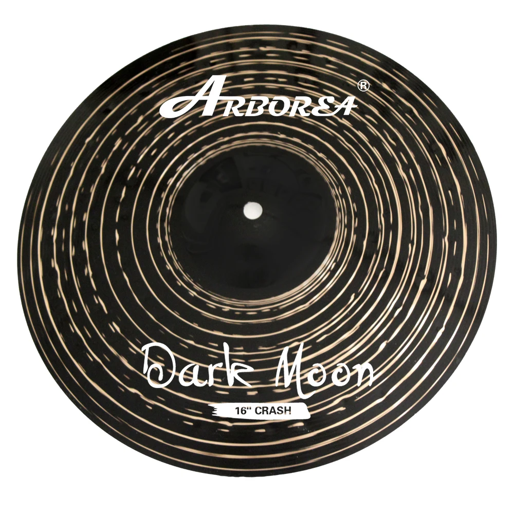 New Design Black Color 16'' Crash Cymbal For Percussion Instruments