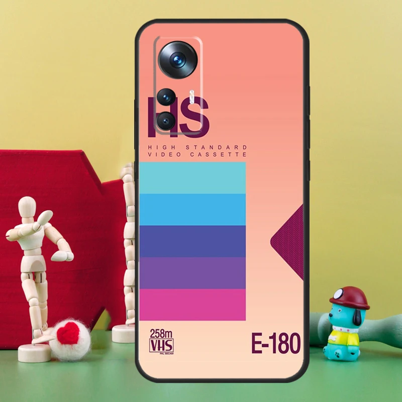ريترو VHS غطاء الشريط ل Xiaomi 14T 11T 12T 13T Pro 13 14 15 Ultra POCO X7 Pro X3 X5 F5 F6 M6 X6 Pro Case
