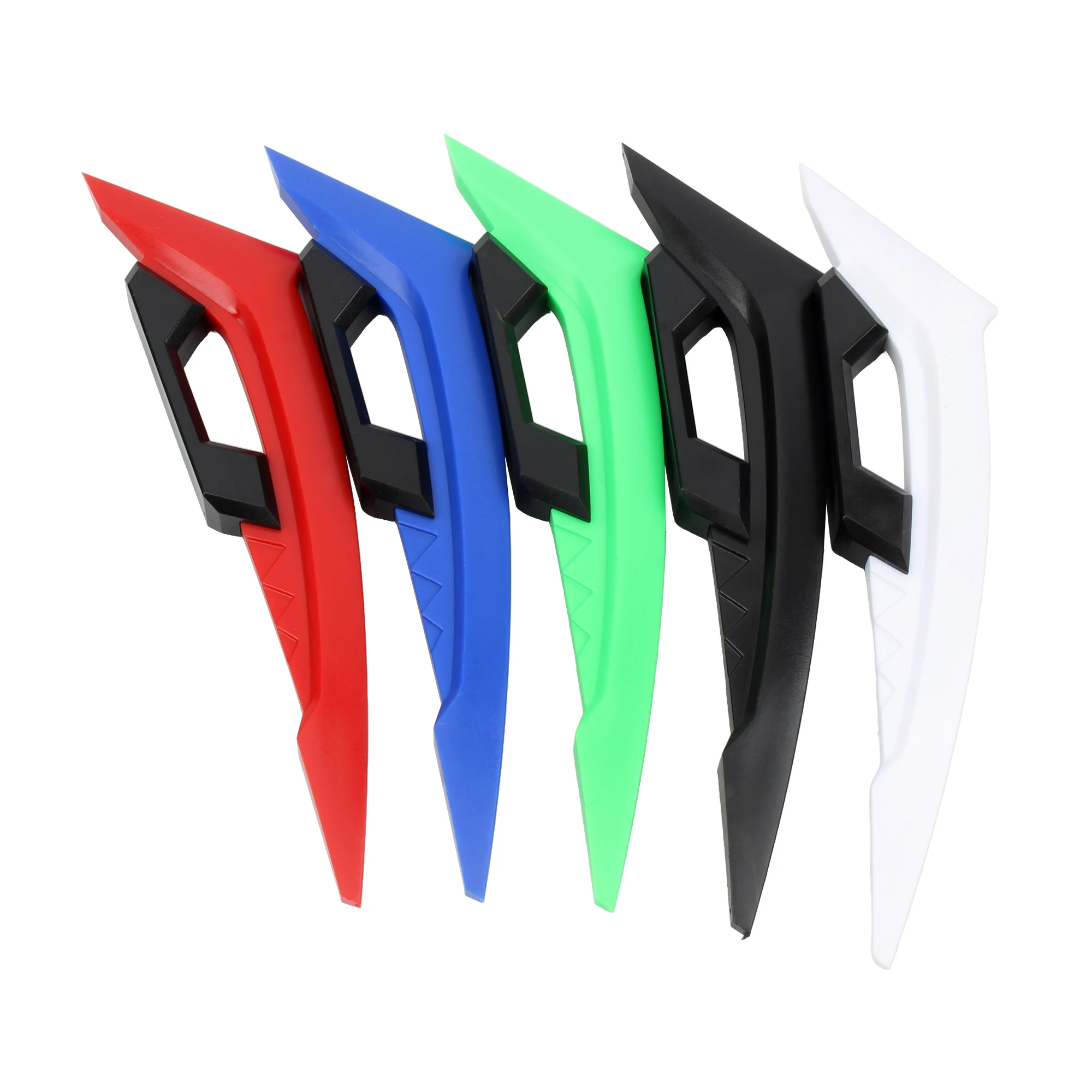 Universal Accessories Motorcycle Side Spoilers Dynamic Wing Front Fairing Winglets 1pair  Sticker Aerodynamic Winglet Scooters