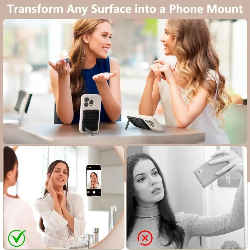 

New Silicone Suction Cup Phone Mount Hands-Free Strong Adhesive Universal Phone Stand Mini Sticker Bracket Smartphones Accessory