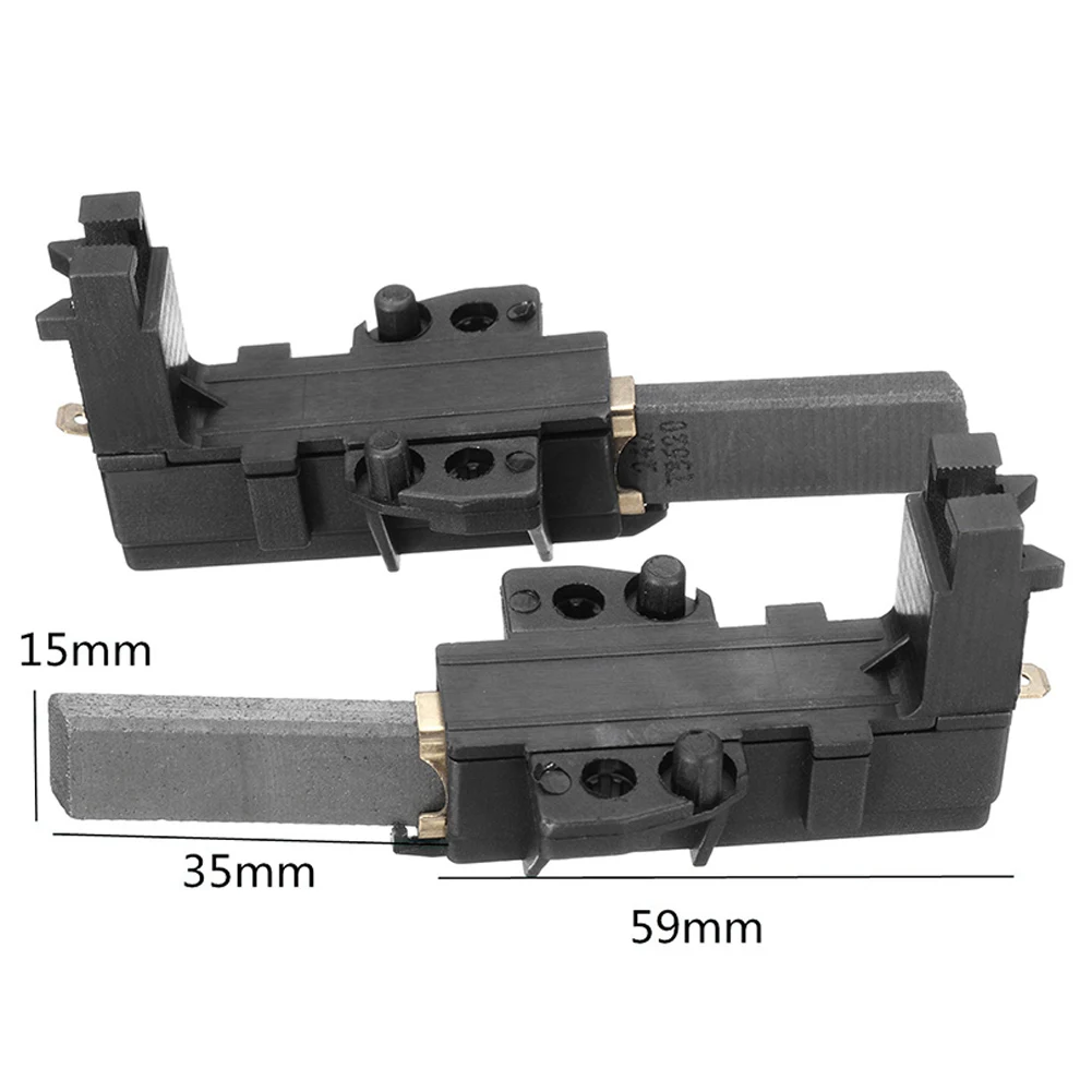 Parts Carbon Brushes 2pcs Accessories For Hoover Candy For Indesit Replacement Set Spare Washing Machine Workshop Useful