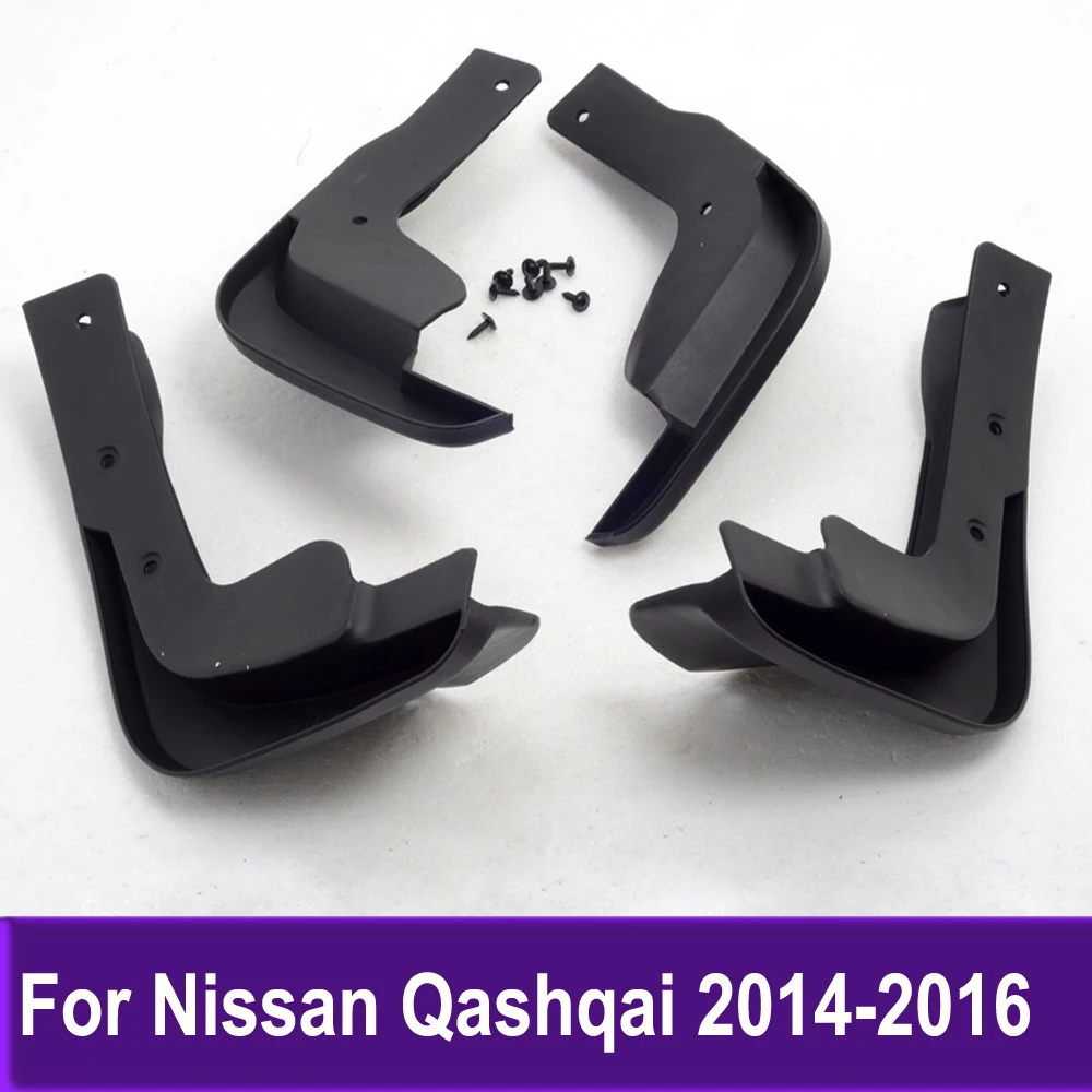 Car Front Rear Mudflaps For Nissan Qashqai 2014 2015 2016 Mudguards Splash Guards Fender Accessories