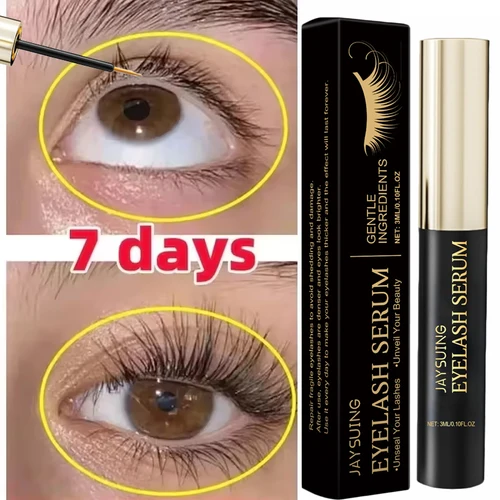 Suero de crecimiento rápido de pestañas, potenciador de pestañas Natural de 7 días, tratamiento de pestañas rizado más largo y grueso, productos para el cuidado de los ojos, maquillaje