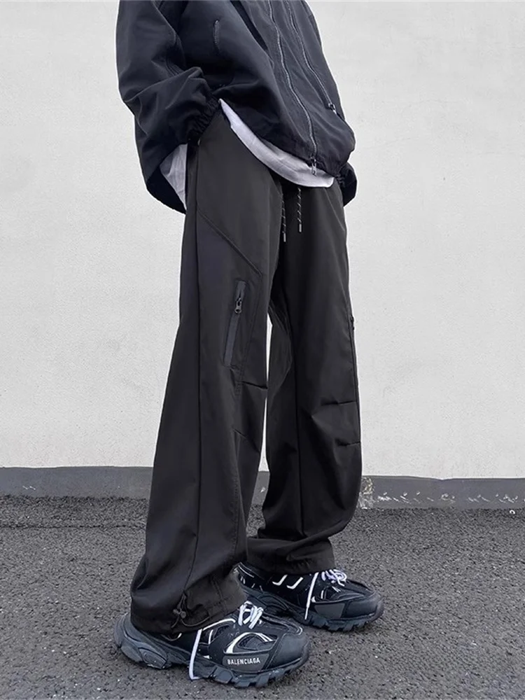 

American Sle Men's Windproof Waterproof Workwear Trousers Outdoor Casual Pants Spring Autumn Hip Hop Straight Leg Trousers