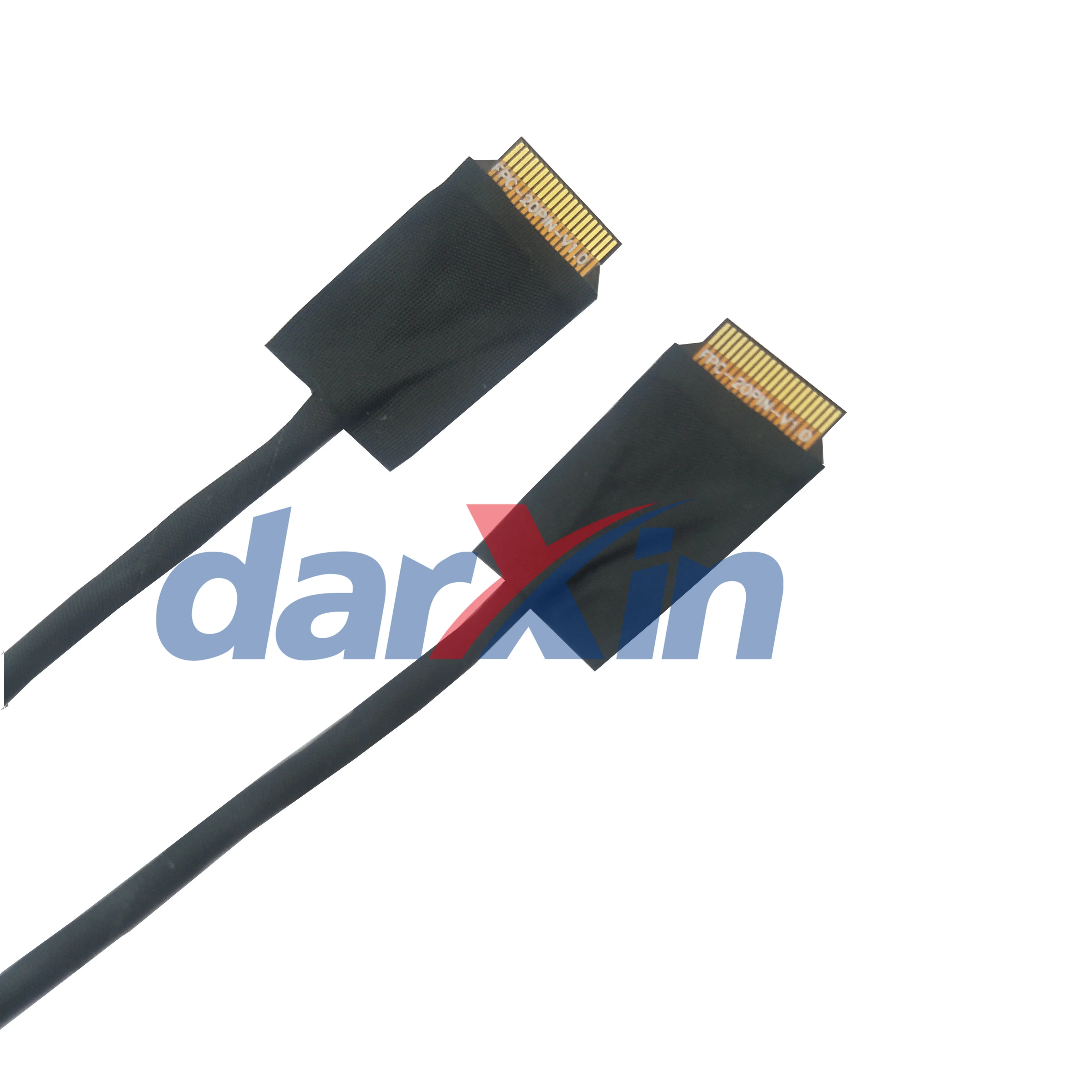 20pin FPC connector  0.5mm Pitc 20pin micro coaxial EDP 4K to 1080P 4lane to 2lanes Lvds Cable