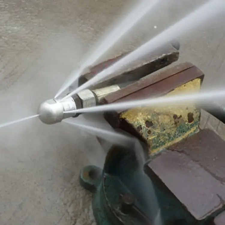 High Pressure Washer Drain Cleaning Nozzle Sewer Dredge Clogged Pipeline Pipe Jet Nozzle  Garden Drainage Replacement Parts