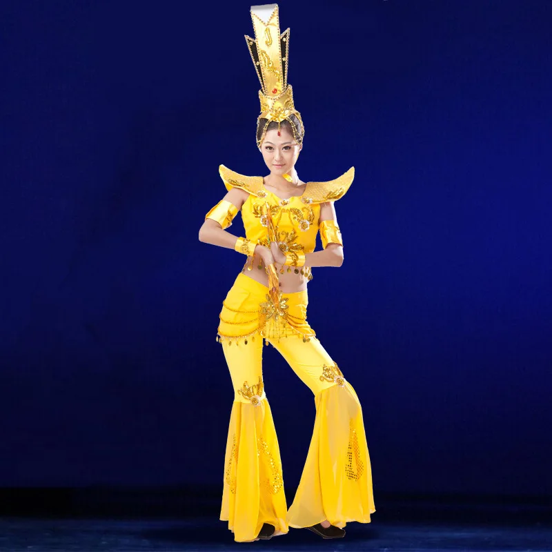 Ethnic dance costumes classical dance Dunhuang flying Adults dance costumes thousand-hand Guanyin costumes performance costume