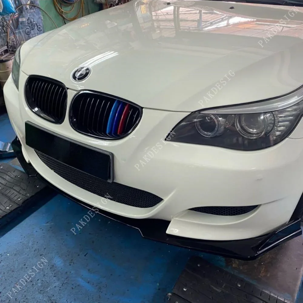 

Разветвитель для бампера переднего бампера BMW 5 серии E60, диффузор для Spoile 520i 520d 530i 530d 535i M5 2003-2010, комплект для тюнинга корпуса из АБС-пластика