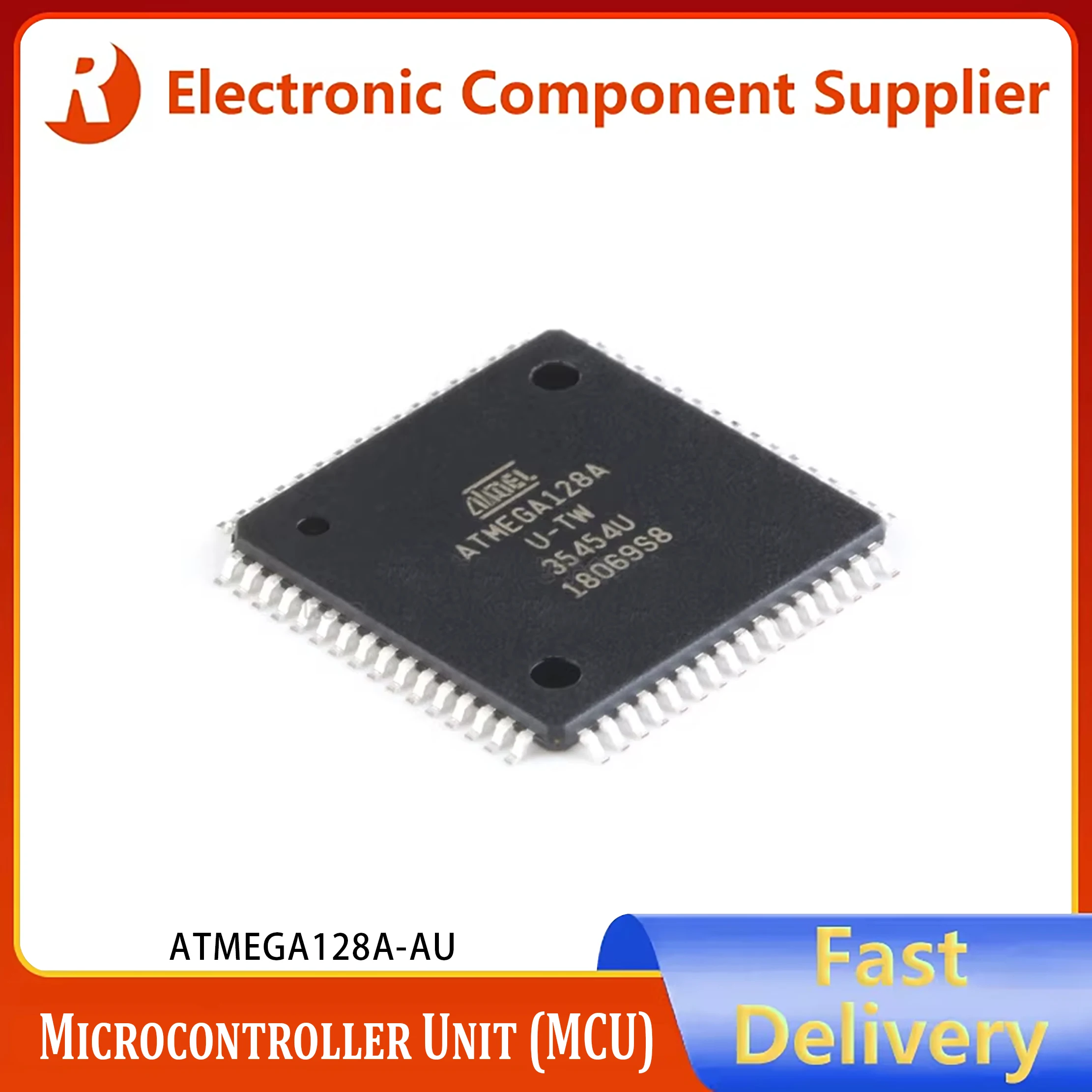 

1PCS Original genuine SMT ATMEGA128A-AU chip microcontroller 8-bit AVR TQFP-64 0 sold
