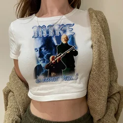 Mike Ehrmantraut Breaking Bad Vintage 90's Retro Bootleg yk2 gothic vintage crop top girl korean fashion manga vintage tshirt