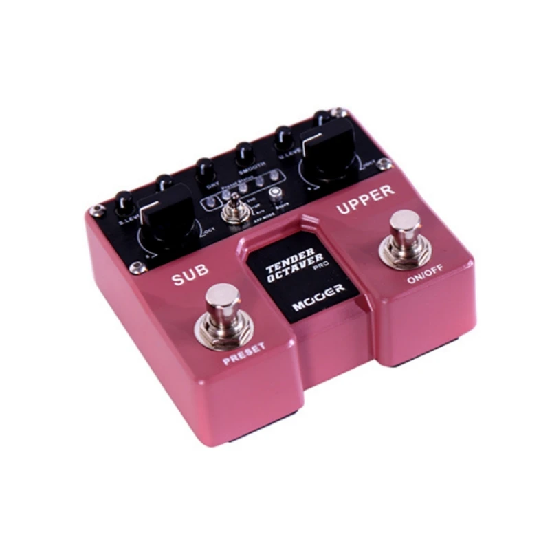 Октавная гитарная педаль MOOER Sub & Upper Octaves с 4 предустановками пользователя TENDER OCTAVER Pro и педаль эффектов с двумя ножными переключателями Октавная гитарная педаль MOOER Sub & Upper Octaves с 4 предустановками пользователя TENDER OCTAVER Pro и педаль эффектов с двумя ножными переключателями