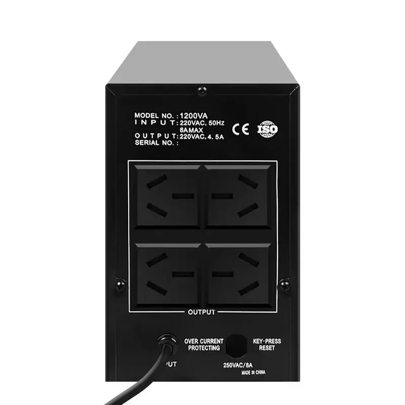 オンラインUPS 600VA 2000VA 3000VA 無停電電源装置、エコバッテリーバックアップとサージプロテクター搭載、オフィス用