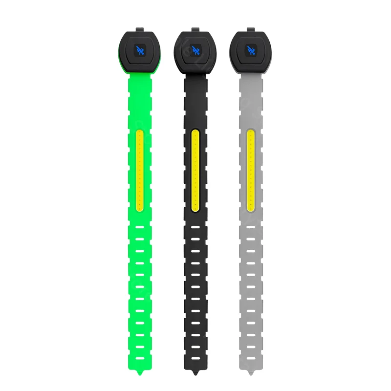 AliExpress NONE 3 Modes COB LED Armband Light 400mAh Type C USB Rechargeable Sport Night Running Warning Light IPX4 Waterproof Cycling light